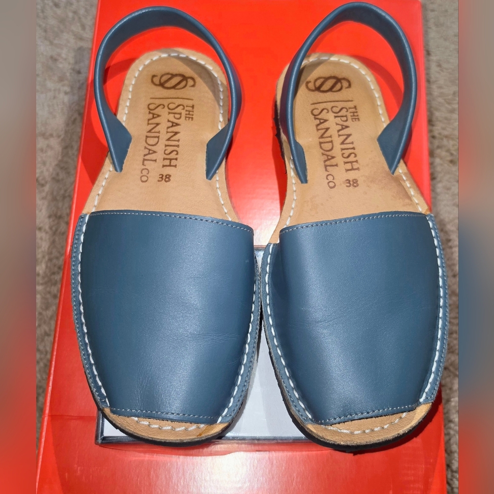 Avarcas (Menorcan sandals) from The Spanish Sandal Company. Size 38 (US 7.5-8)